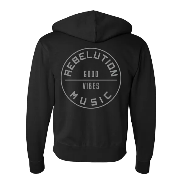 Music Sherpa Zip Hoodie (Black)