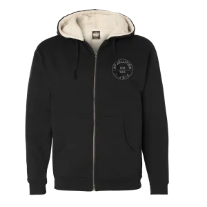 Music Sherpa Zip Hoodie (Black)