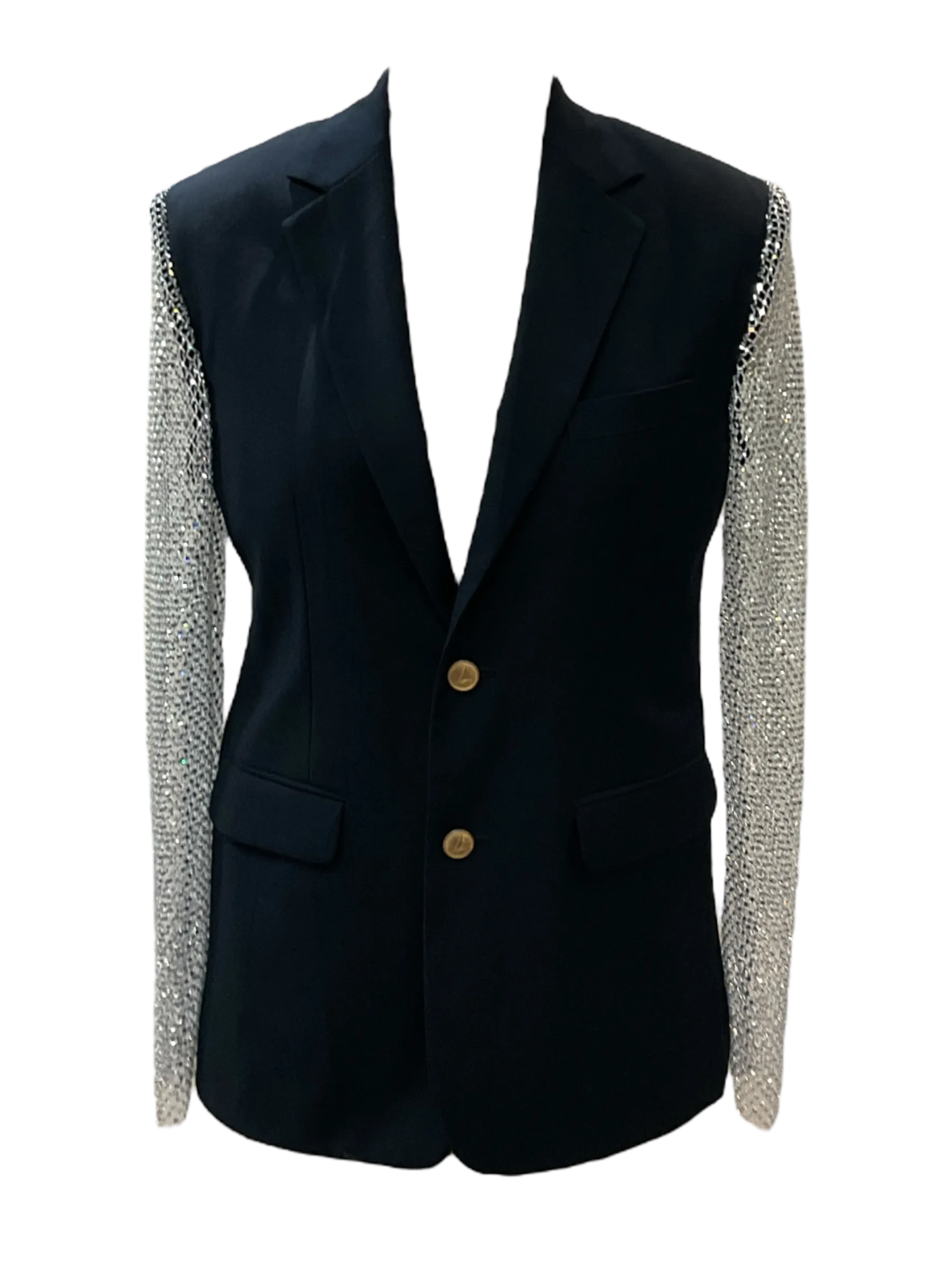 Navy Crystal Blazer #1