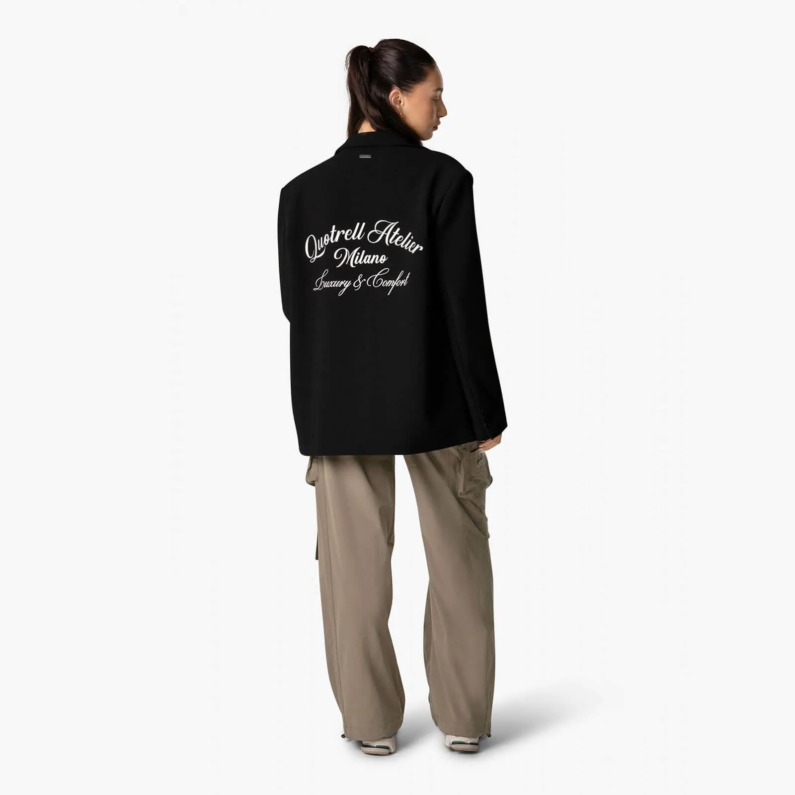 NAYA OVERSIZED BLAZER | BLACK