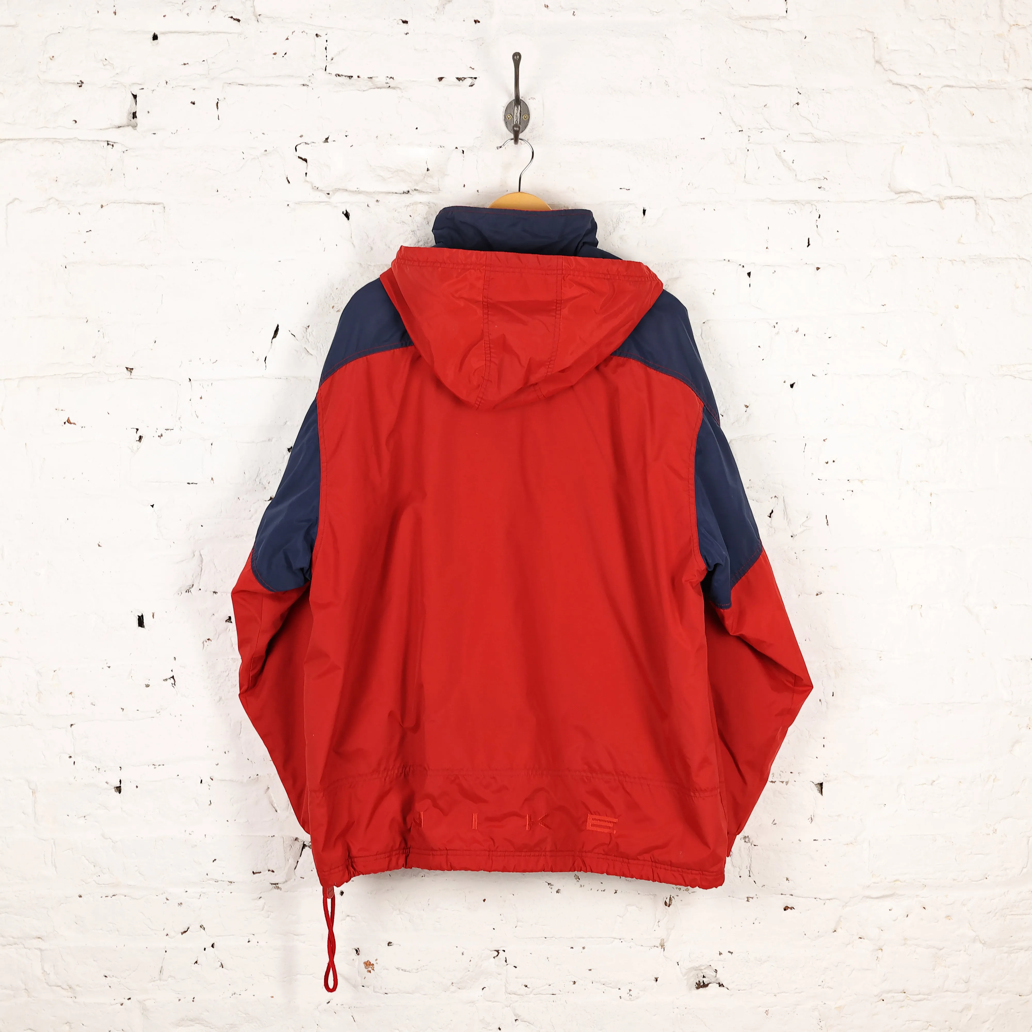 Nike 90s 1/4 Zip Jacket - Red - L