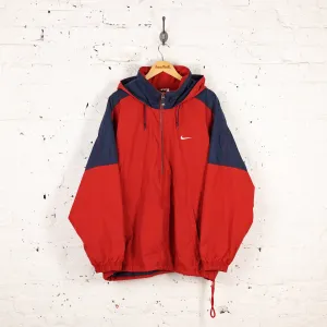 Nike 90s 1/4 Zip Jacket - Red - L