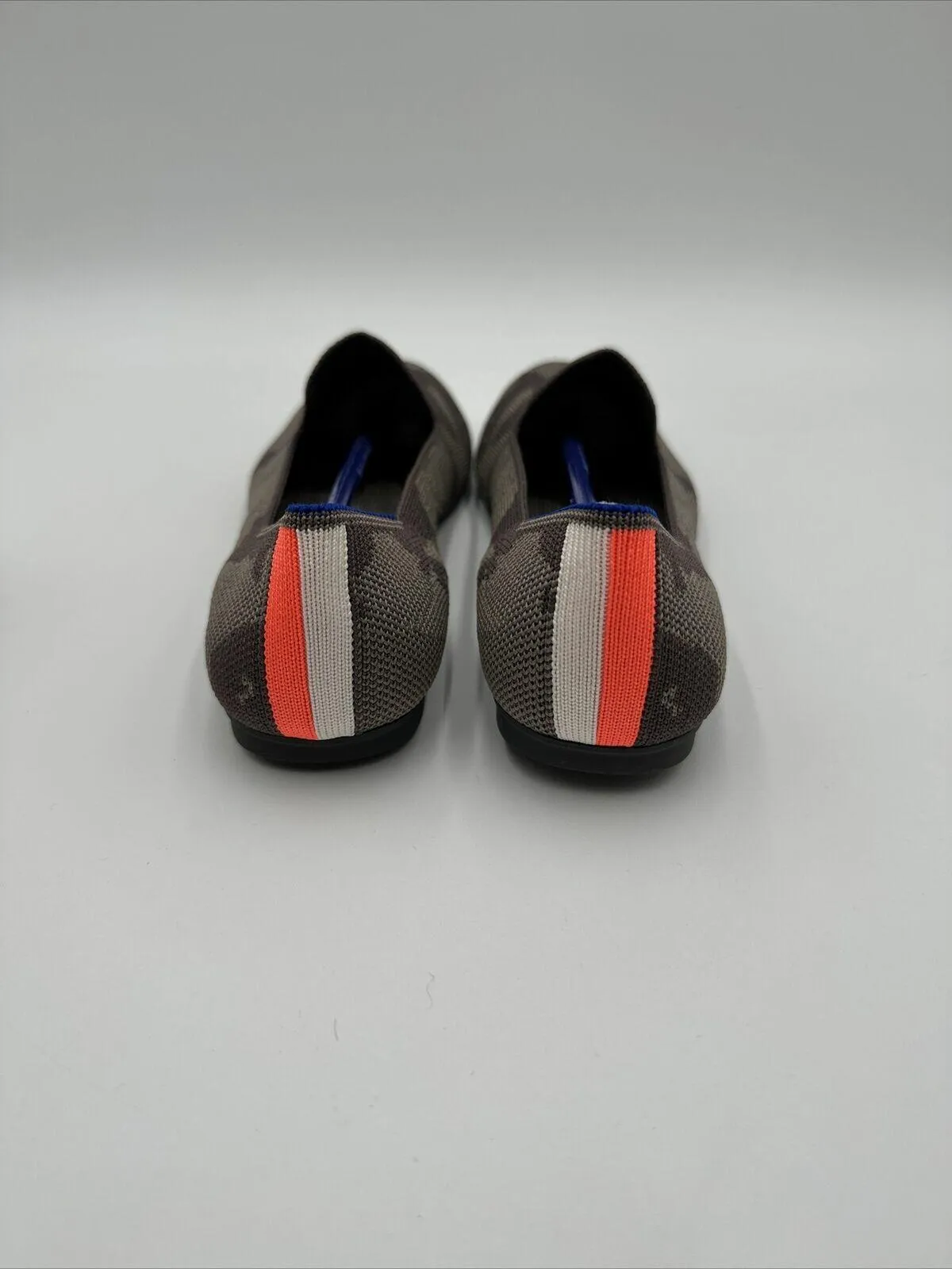 NWOB ROTHY’S The Loafer Camo Green Knit Round Toe  Flats Women’s Size 5.5 - Like New