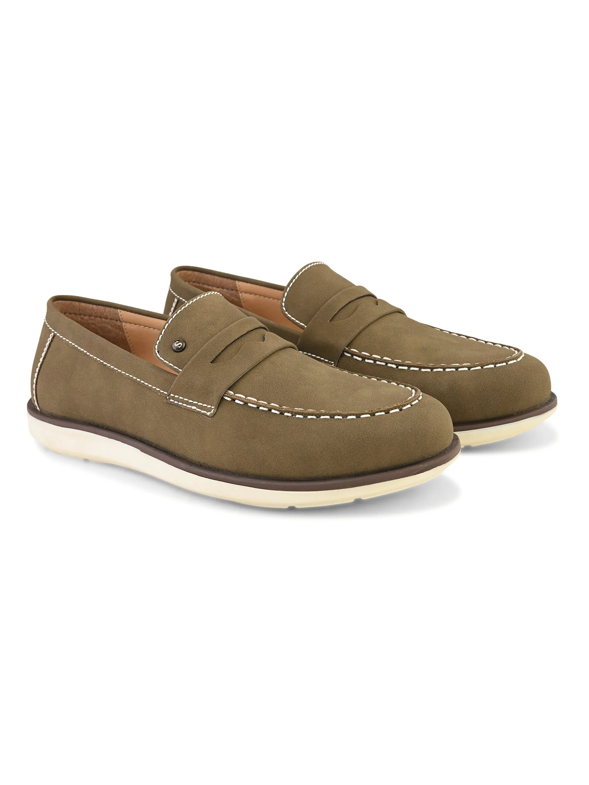 Oasis Olive Yatch Loafers