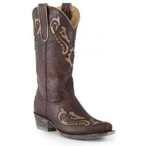 Old Gringo Yippee Ki Yay Korina Chocolate and Bone Women's Boot