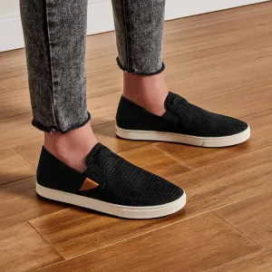 OluKai Womens Pehuea Slip-On Shoes - Black