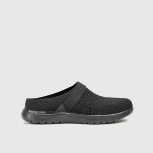On The Go Flex  Open Back Slip Ons Black 136503