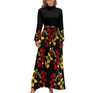 Origen Destination Women's Long-sleeves Ankle-length dress