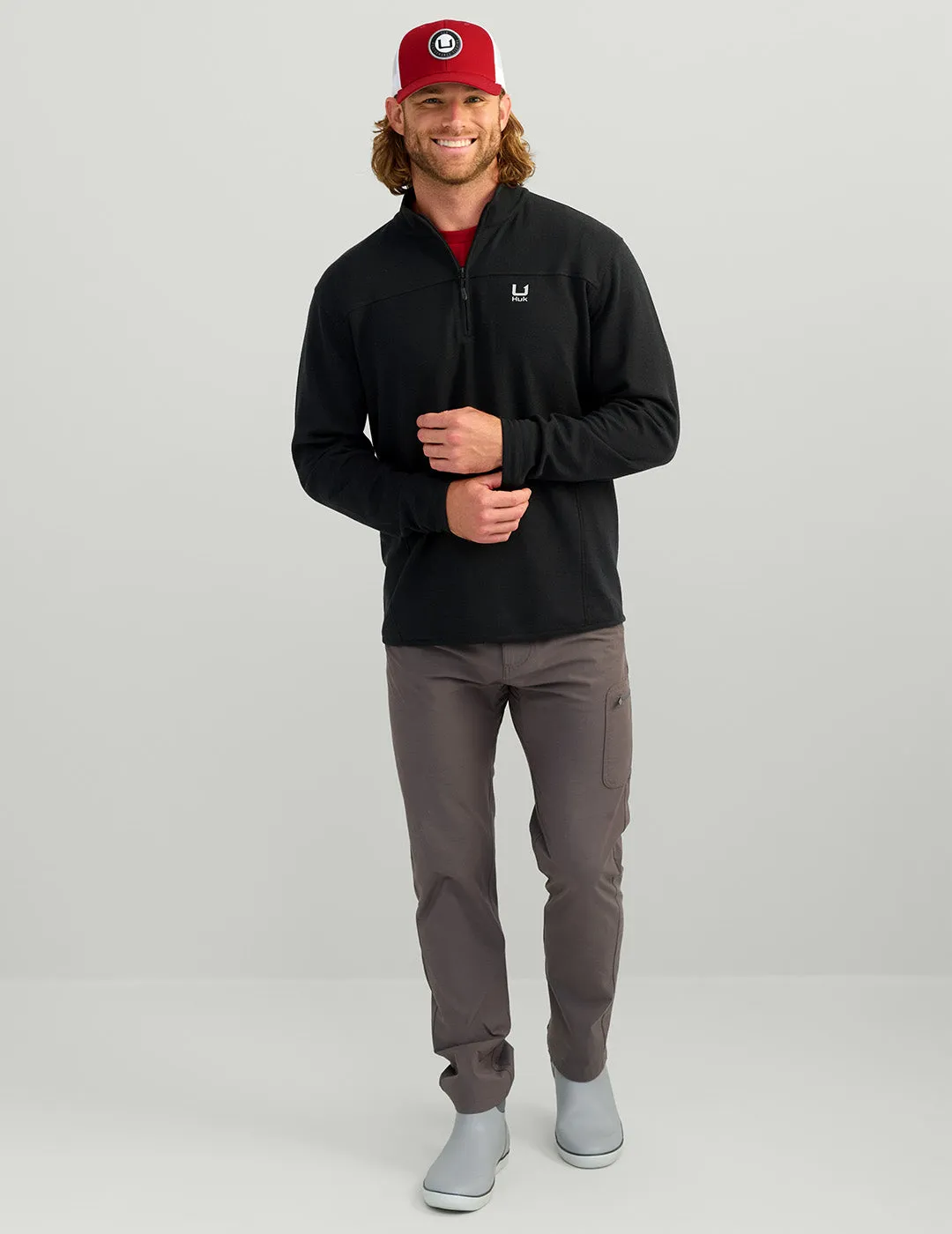 Ottoman Heather 1/4 Zip