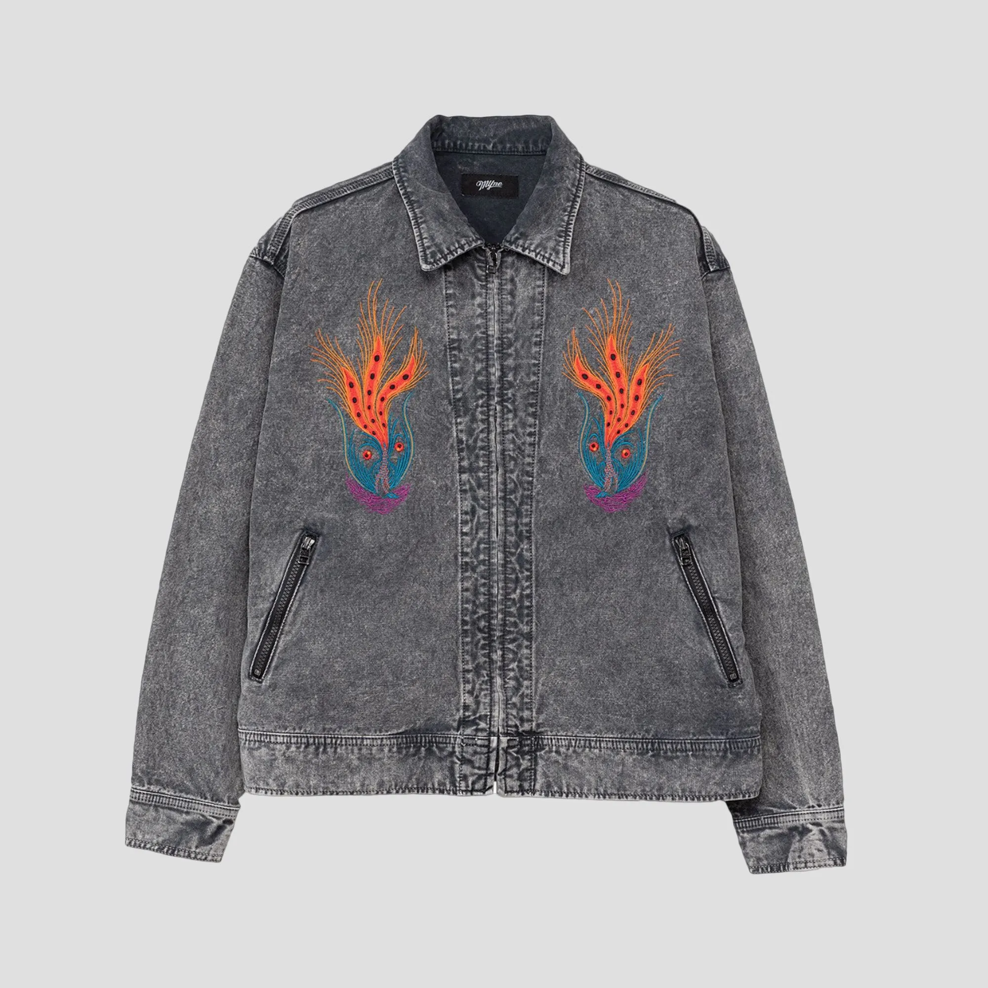 OVER DYED DENIM JACKET