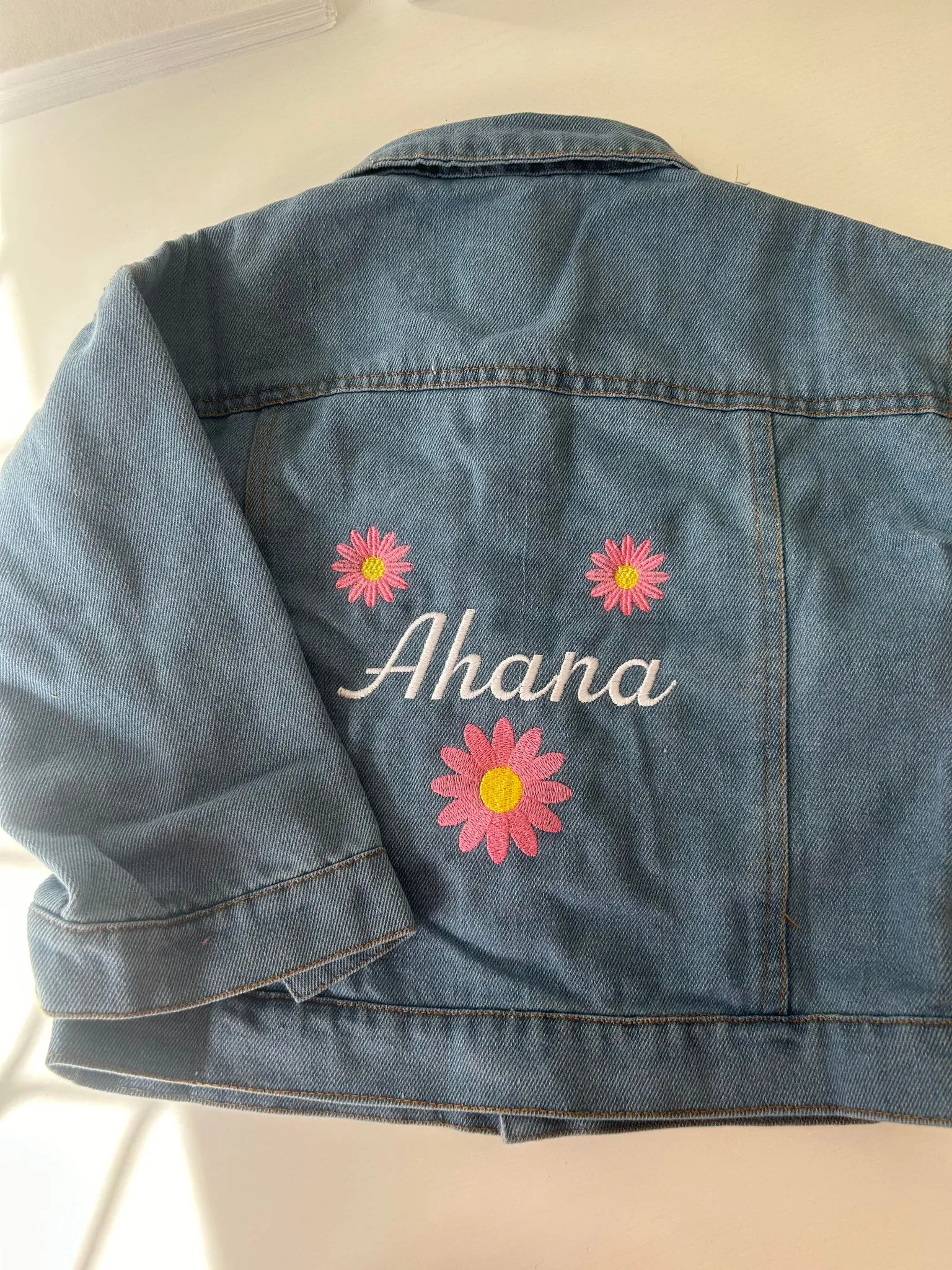 PERSONALISED Denim Jacket - SIZE 1