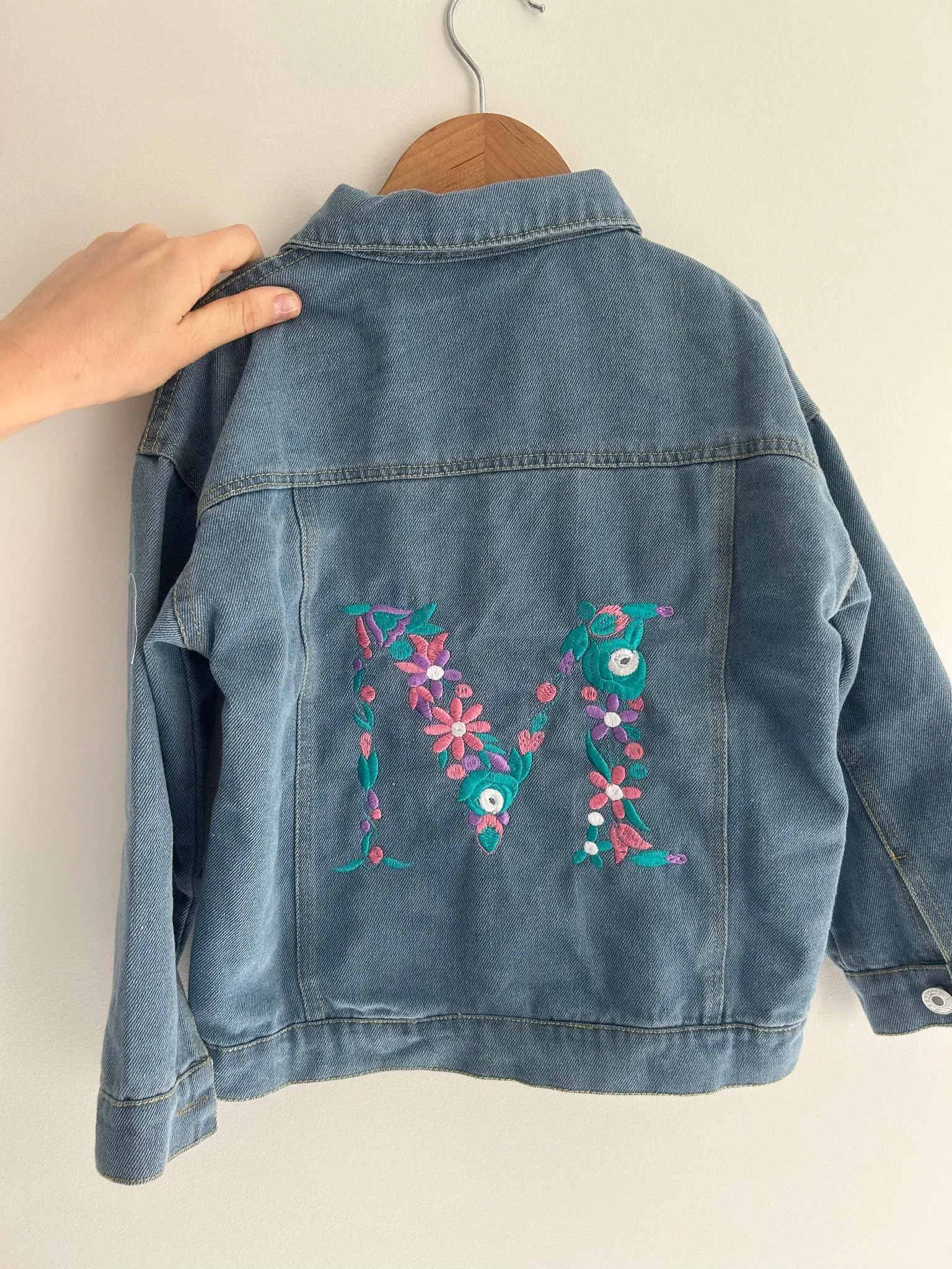 PERSONALISED Denim Jacket SIZE 2