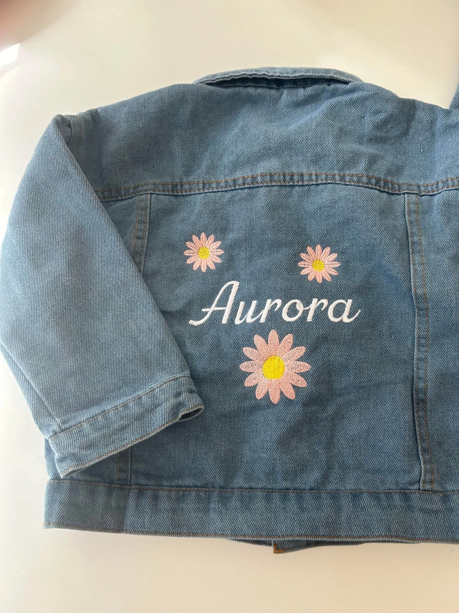 PERSONALISED Denim Jacket SIZE 2
