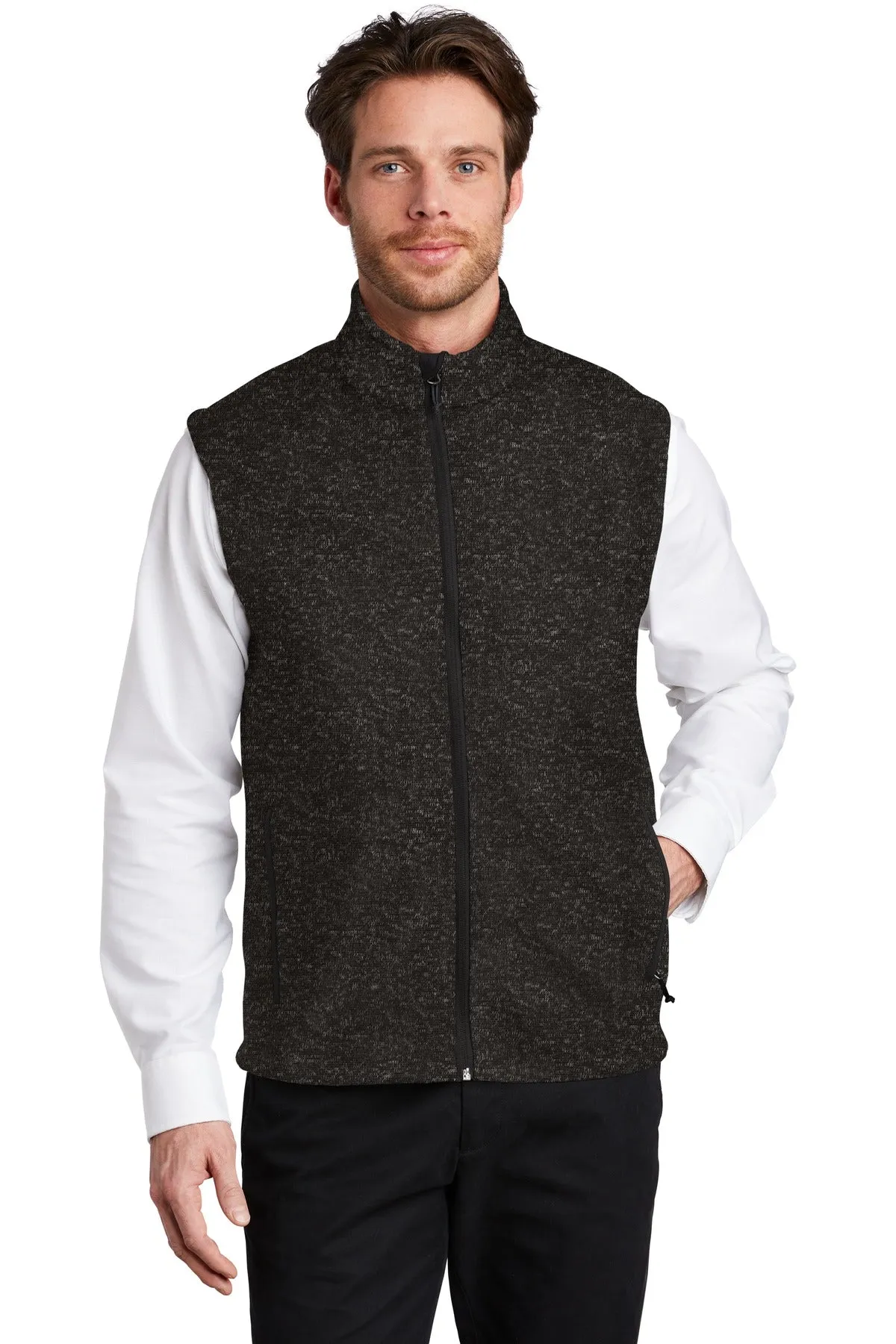 Port Authority® Sweater Fleece Vest