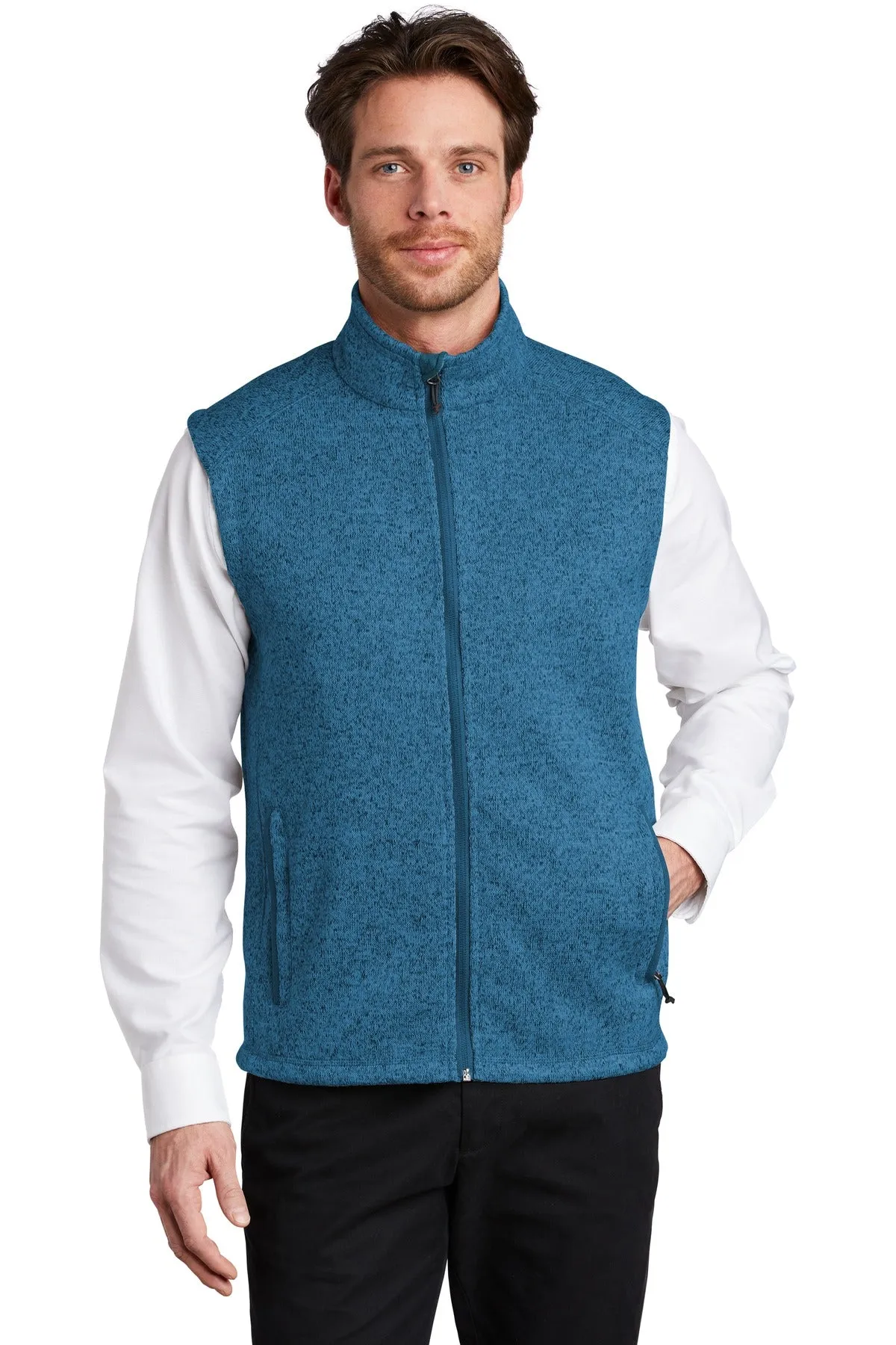 Port Authority® Sweater Fleece Vest