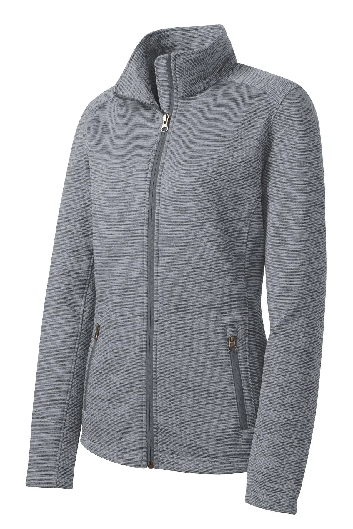 Port Authority® Women's Digi Stripe Fleece Jacket