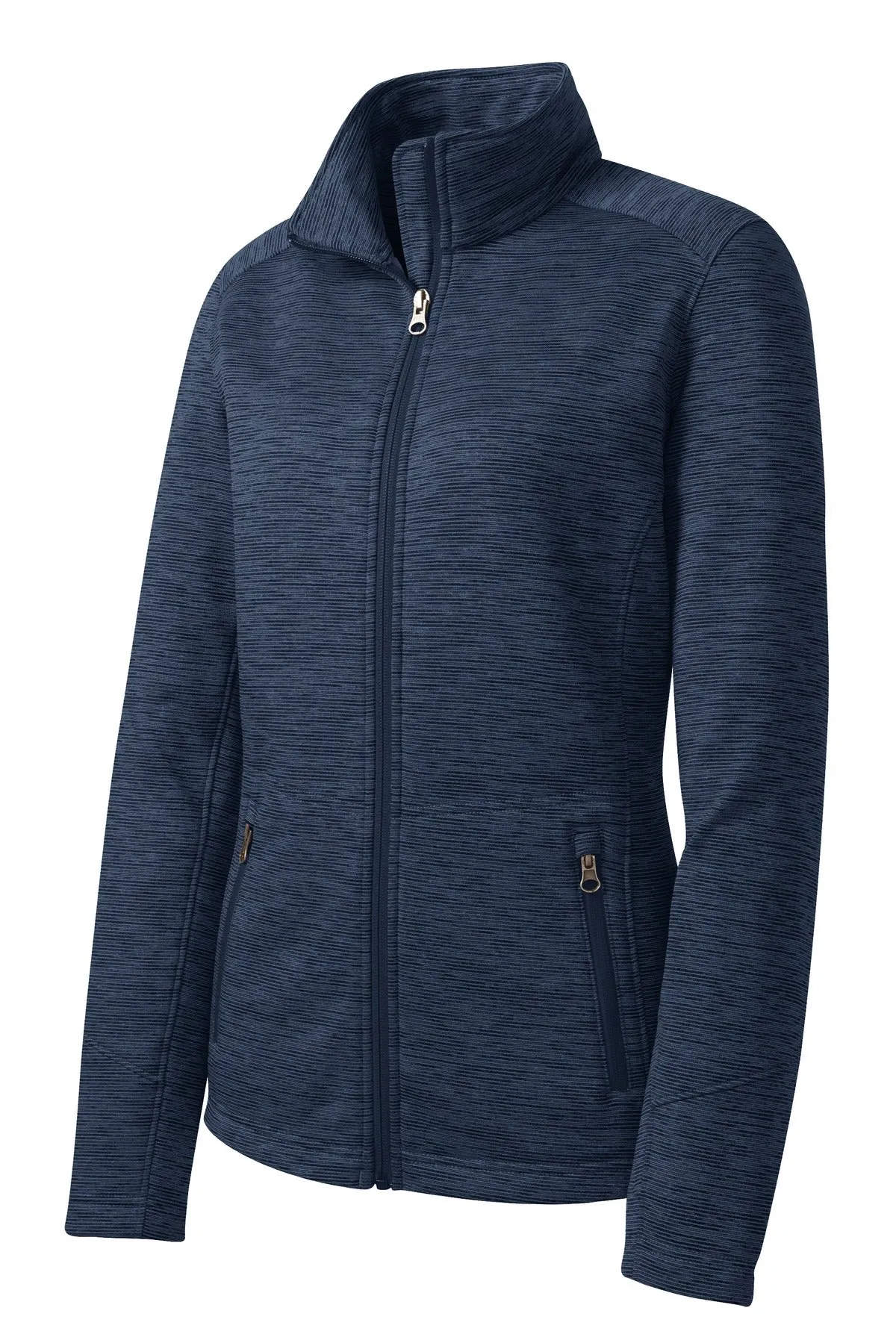 Port Authority® Women's Digi Stripe Fleece Jacket