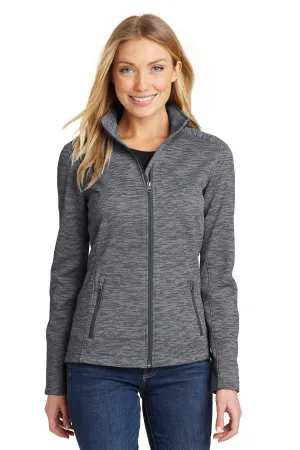 Port Authority® Women's Digi Stripe Fleece Jacket