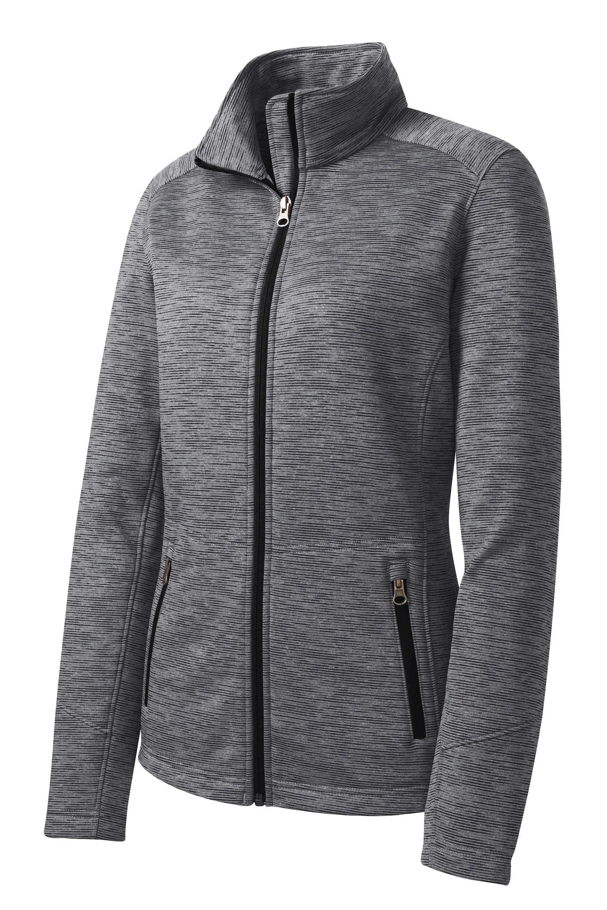 Port Authority® Women's Digi Stripe Fleece Jacket