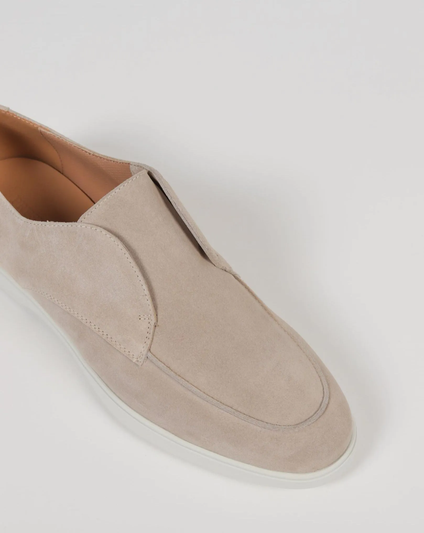 PS-U8040-H01 LOAFERS LUX VELOUR IVORY