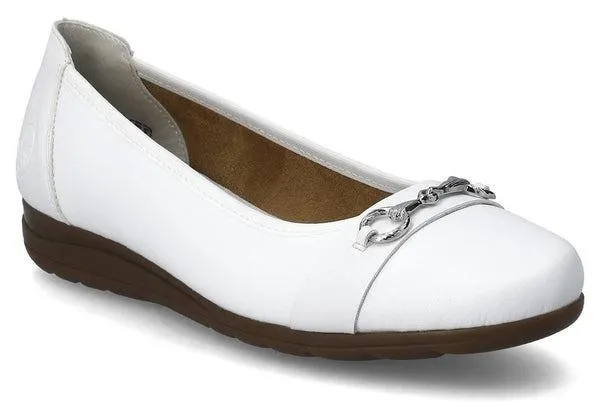 Rieker L9360-80 Anita Womens Shoes - White