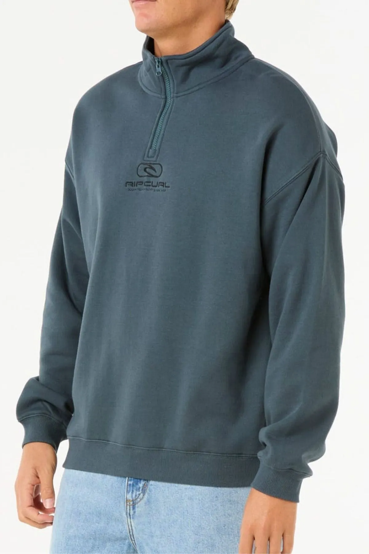 Rip Curl Pill Icon 1/4 Zip Crew