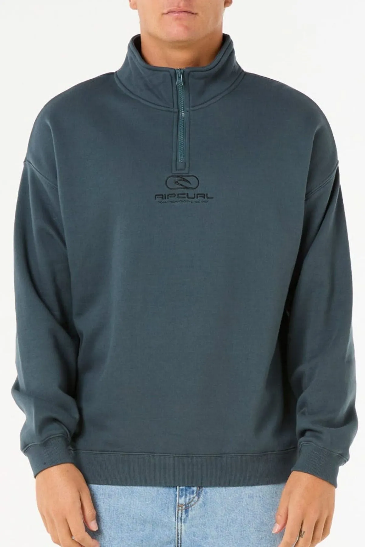 Rip Curl Pill Icon 1/4 Zip Crew