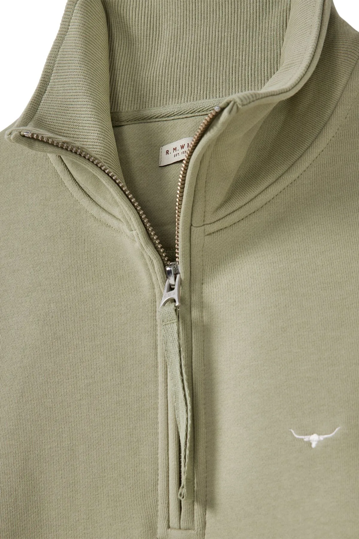 RM Williams Trickett Zip Neck Sweatshirt