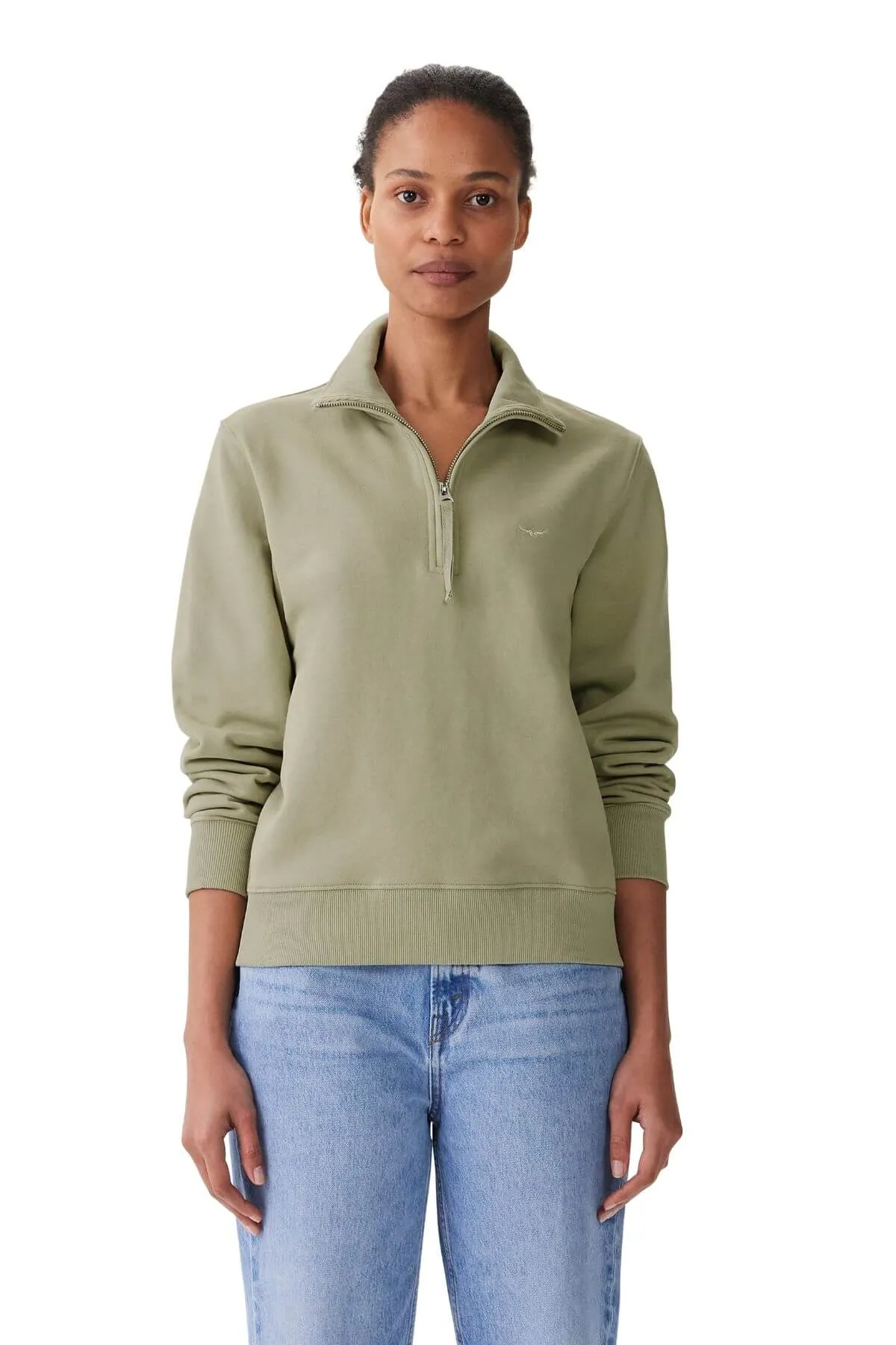 RM Williams Trickett Zip Neck Sweatshirt