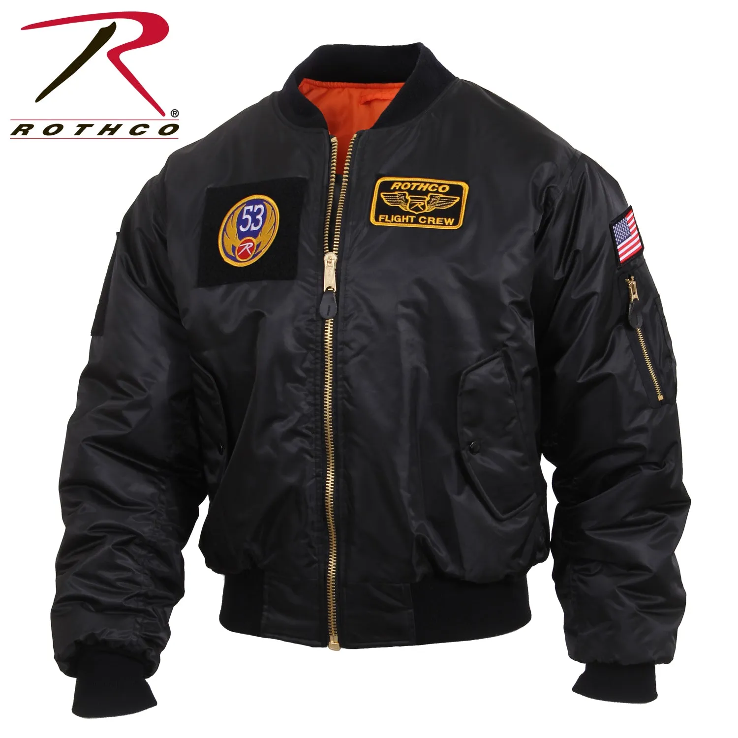 Rothco MA-1 Flight Jacket with Patches
