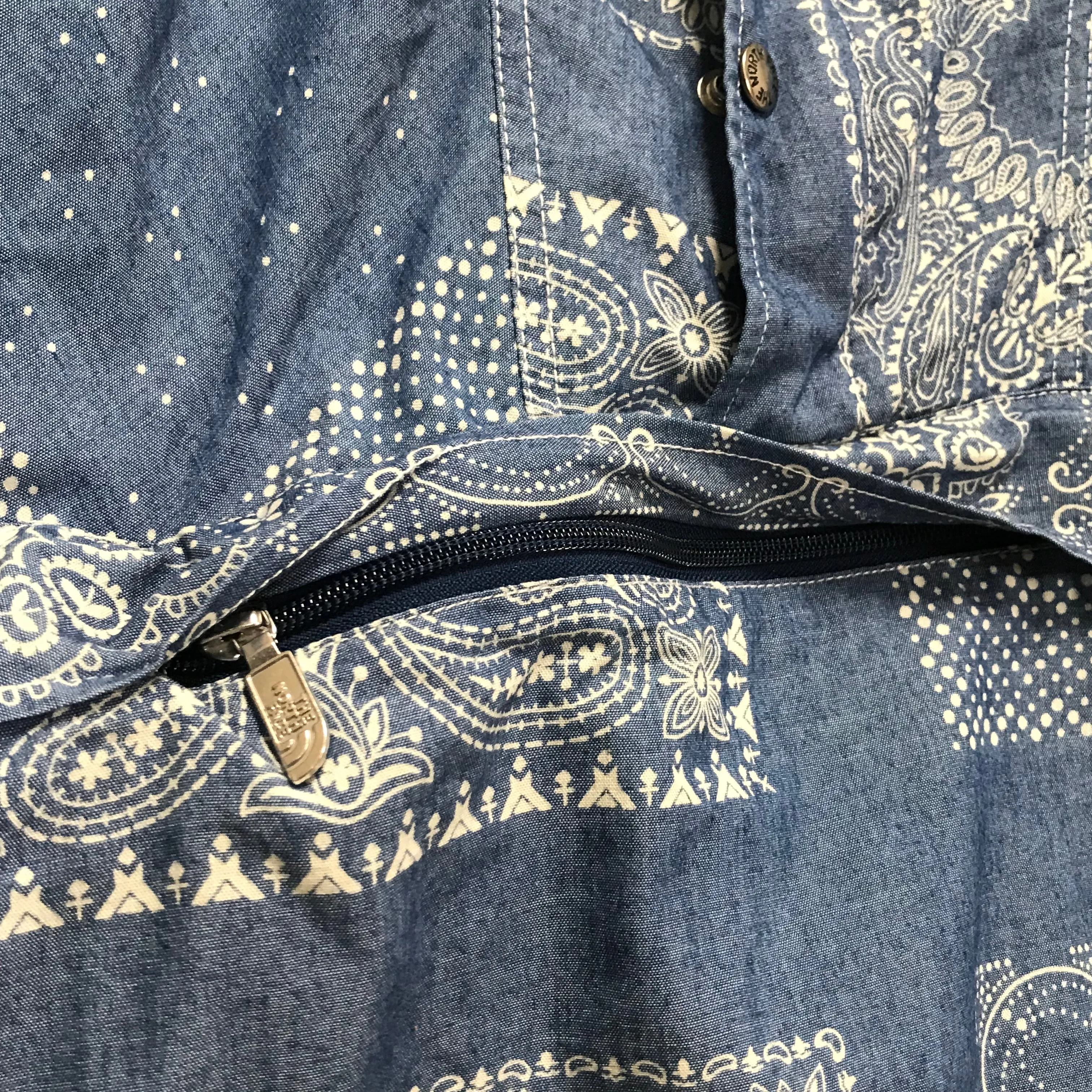 [S] North Face Purple Label Bandana Anorak Parka Indigo