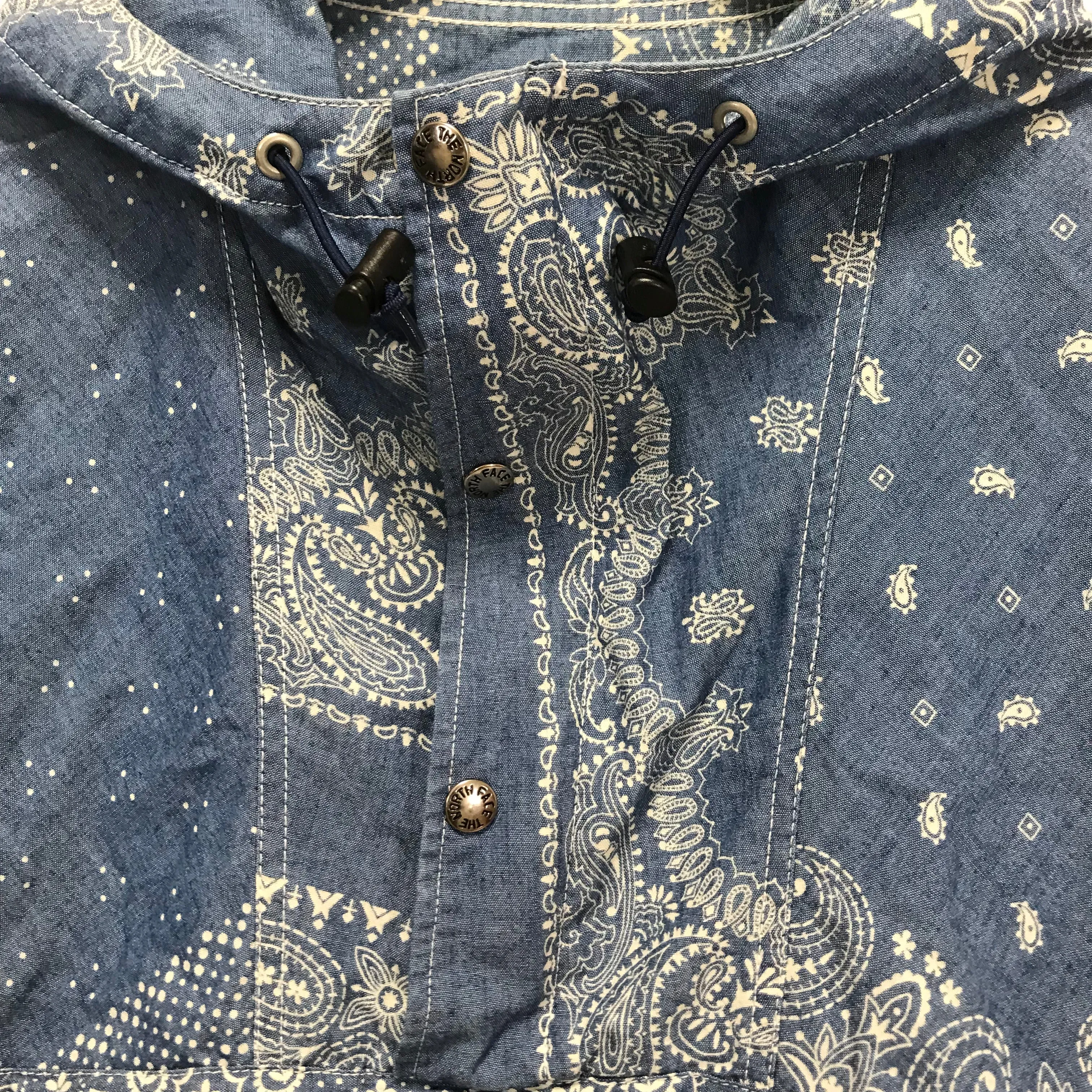 [S] North Face Purple Label Bandana Anorak Parka Indigo
