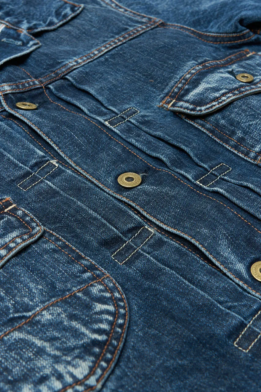 Scarti Lab Denim Jacket W200-ST820 Used Wash