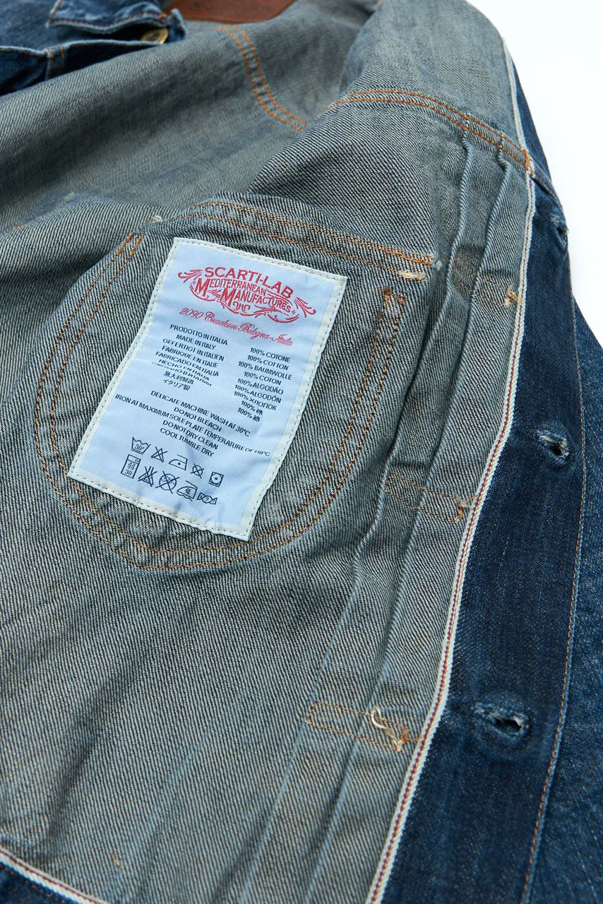 Scarti Lab Denim Jacket W200-ST820 Used Wash