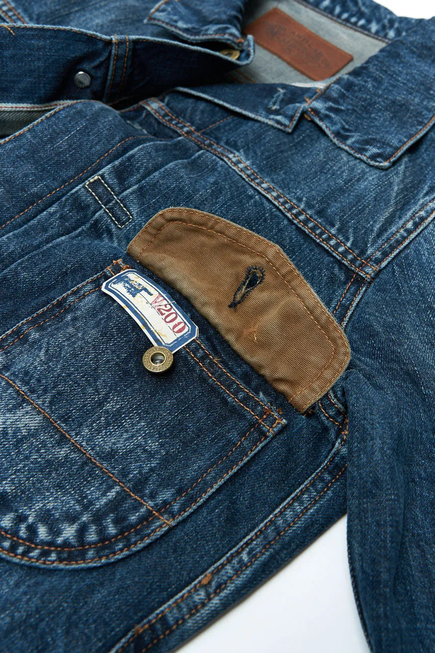 Scarti Lab Denim Jacket W200-ST820 Used Wash