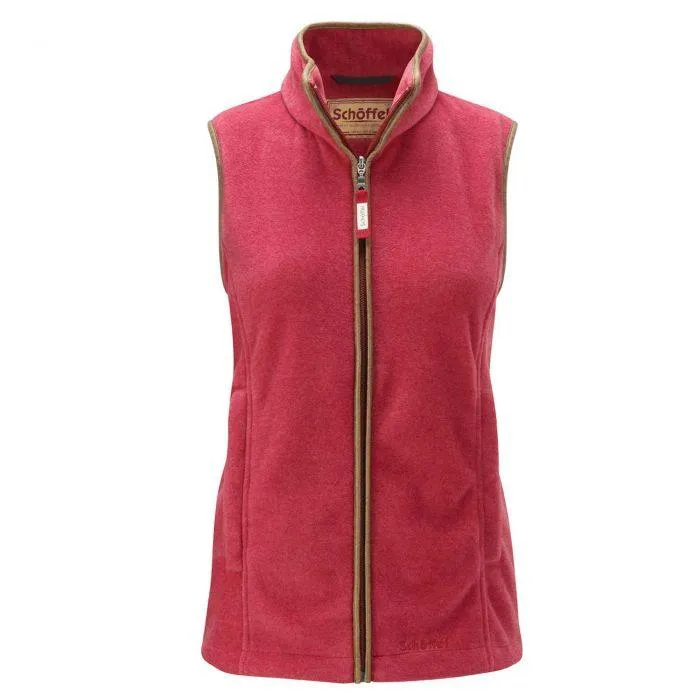 Schoffel Lyndon Women's Full-zip Fleece Gilet - 8 colours