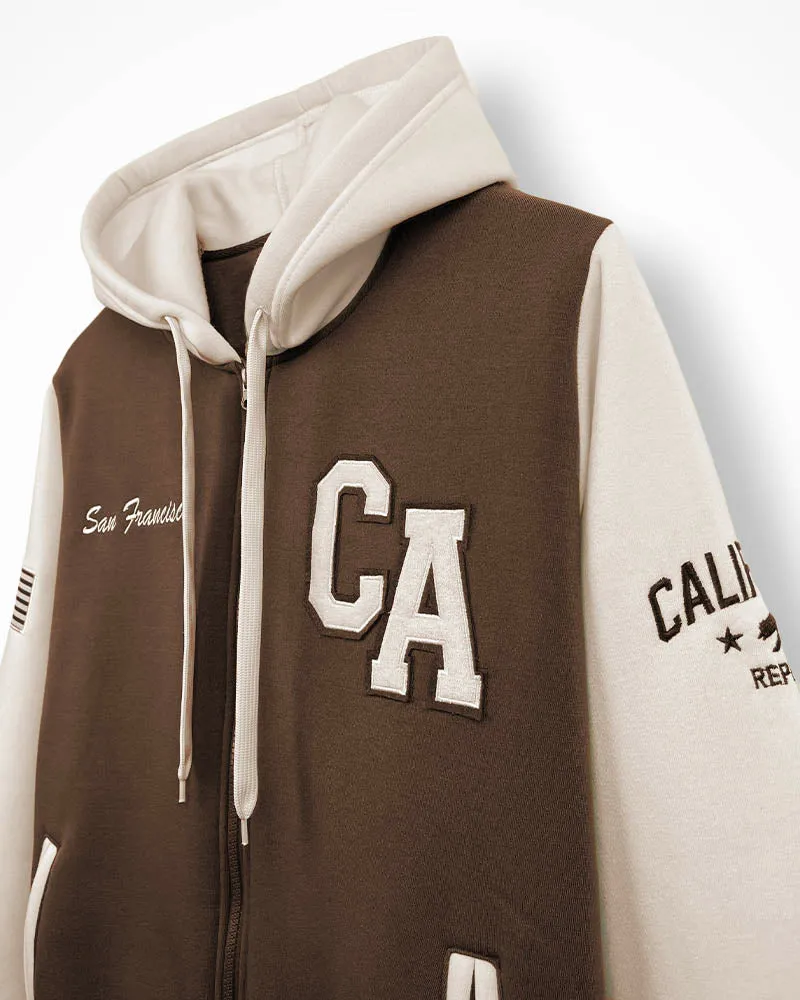 SF Varsity Jacket - Hooded