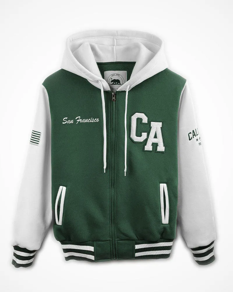 SF Varsity Jacket - Hooded