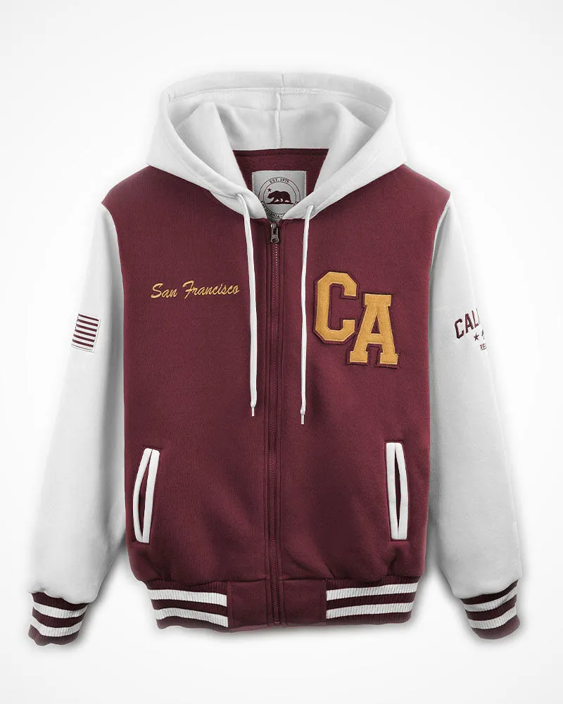 SF Varsity Jacket - Hooded
