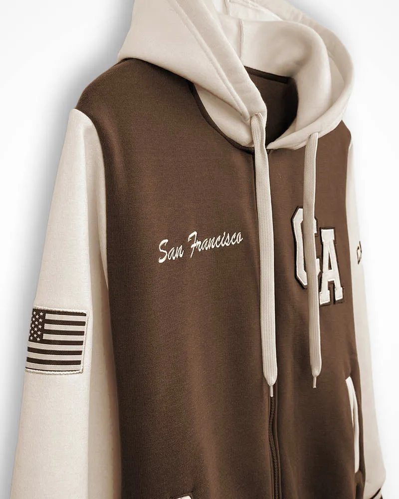 SF Varsity Jacket - Hooded