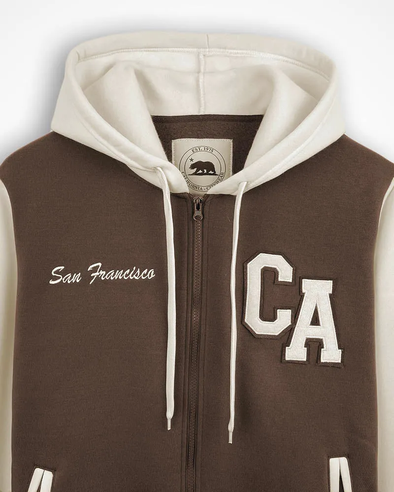 SF Varsity Jacket - Hooded