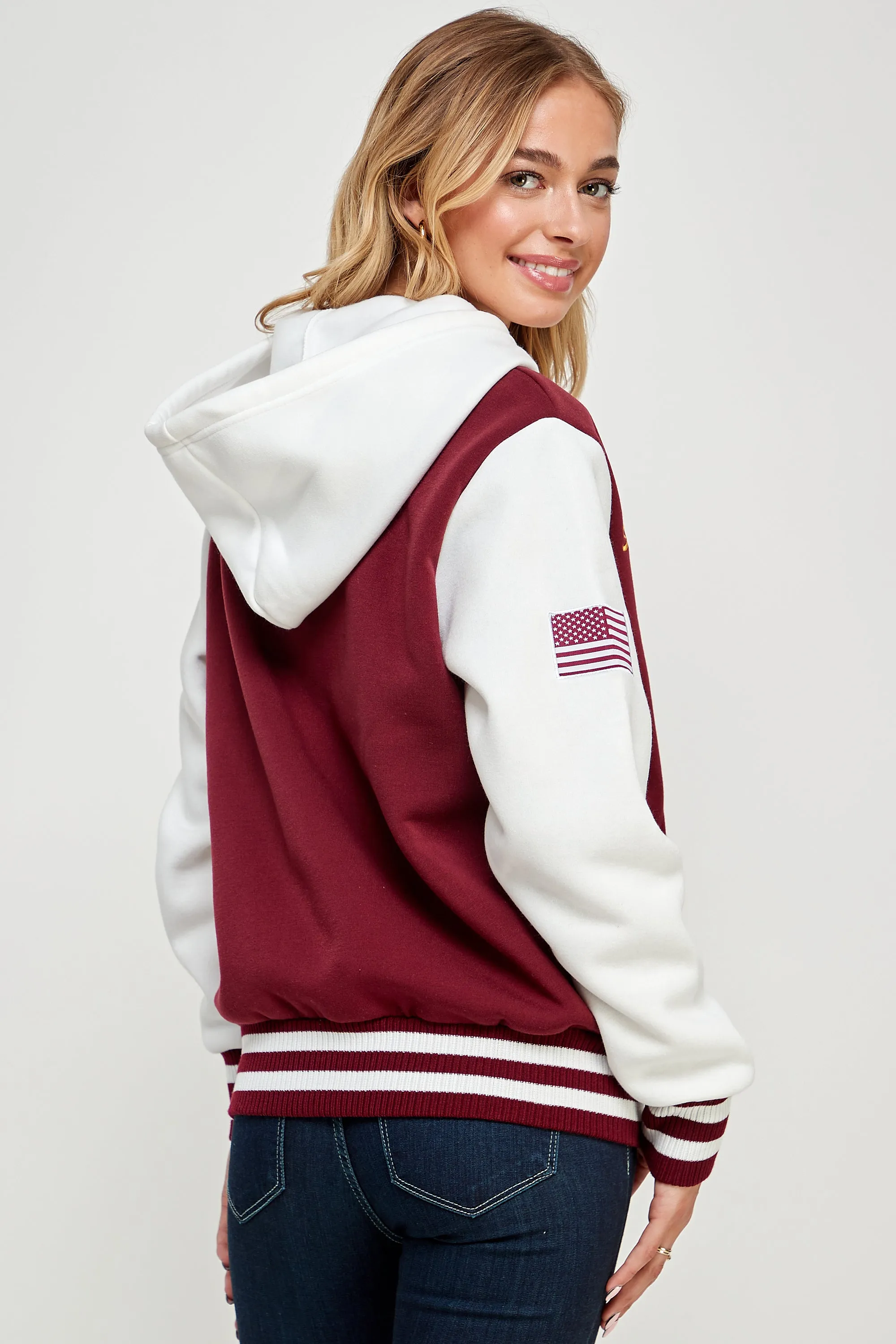 SF Varsity Jacket - Hooded