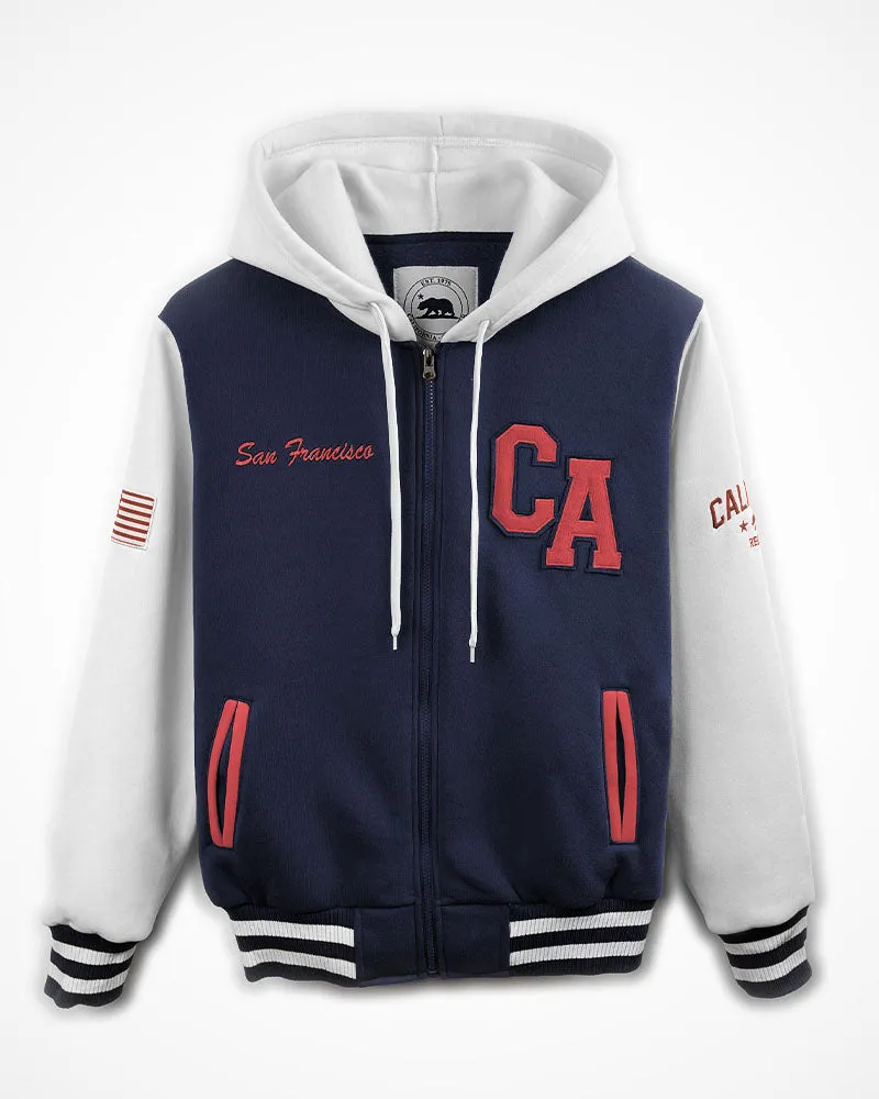 SF Varsity Jacket - Hooded