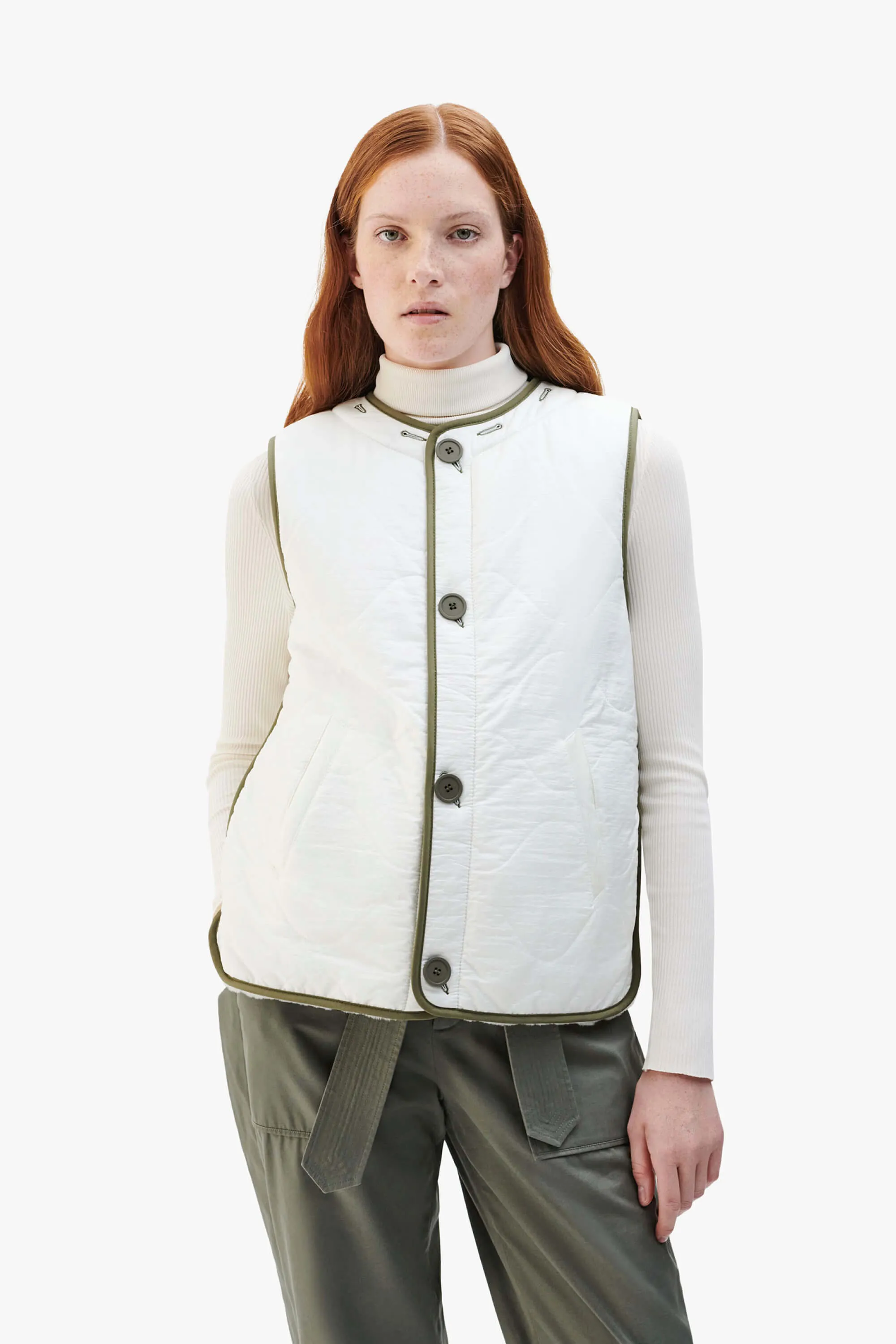 Shearling Quilt Liner - Natural White / Natural White
