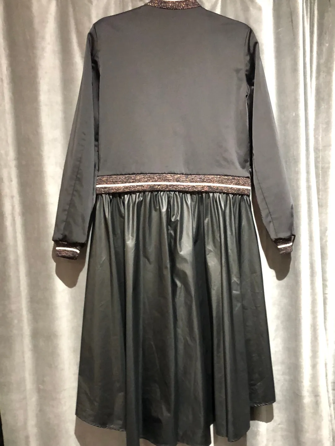 Sisley Bomber Jacket with Removable Bottom Drape
