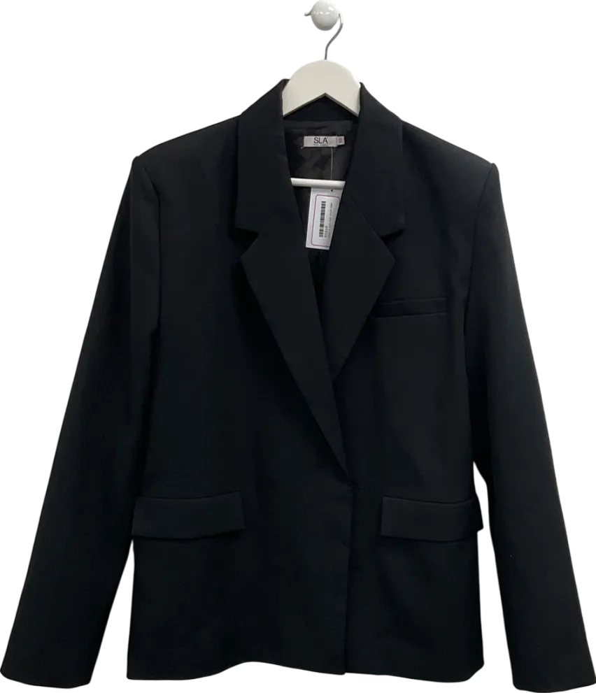 SLA the label Black Oversized Blazer UK XS