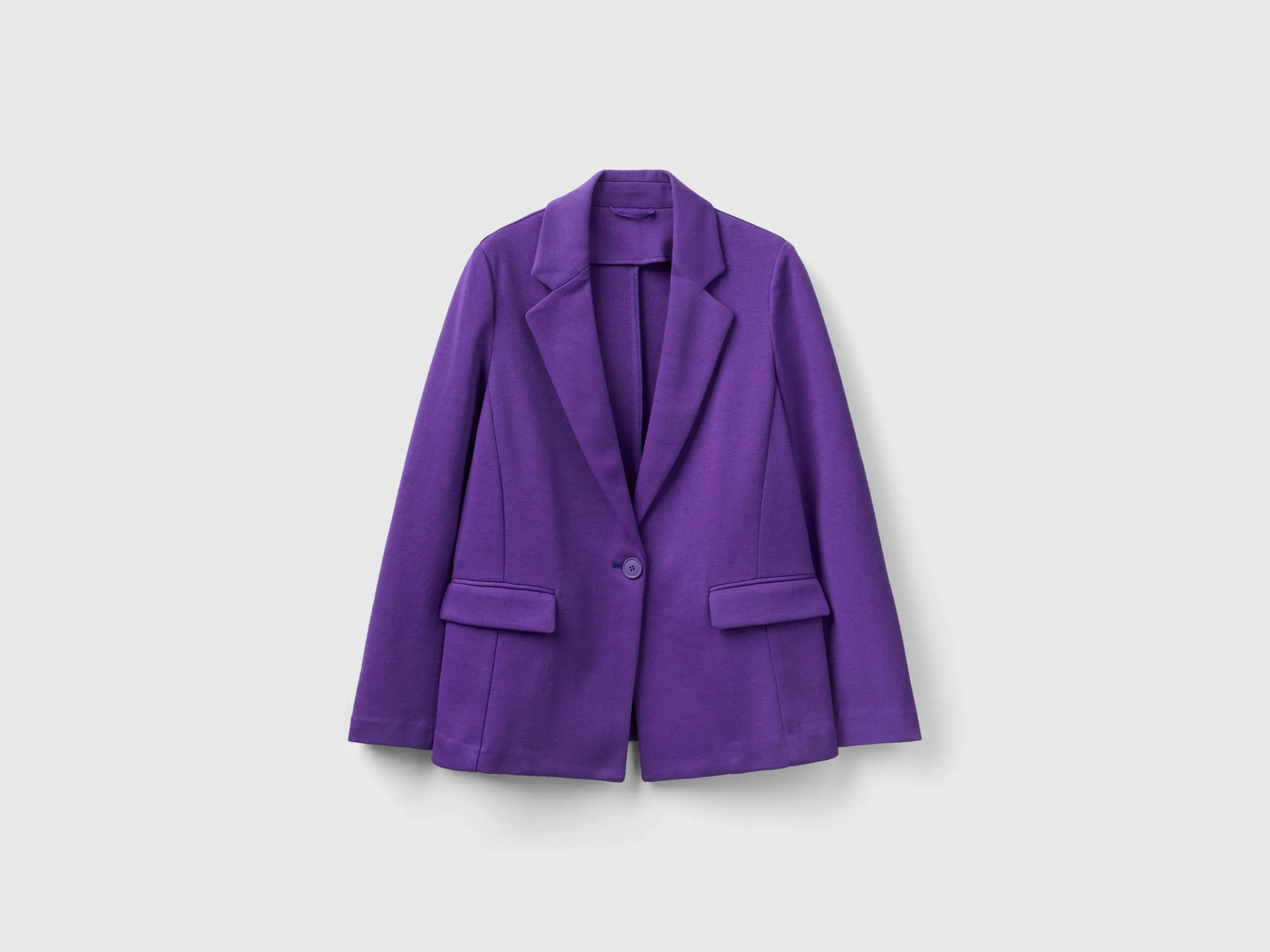 Slim Fit Button Down Solid Blazer