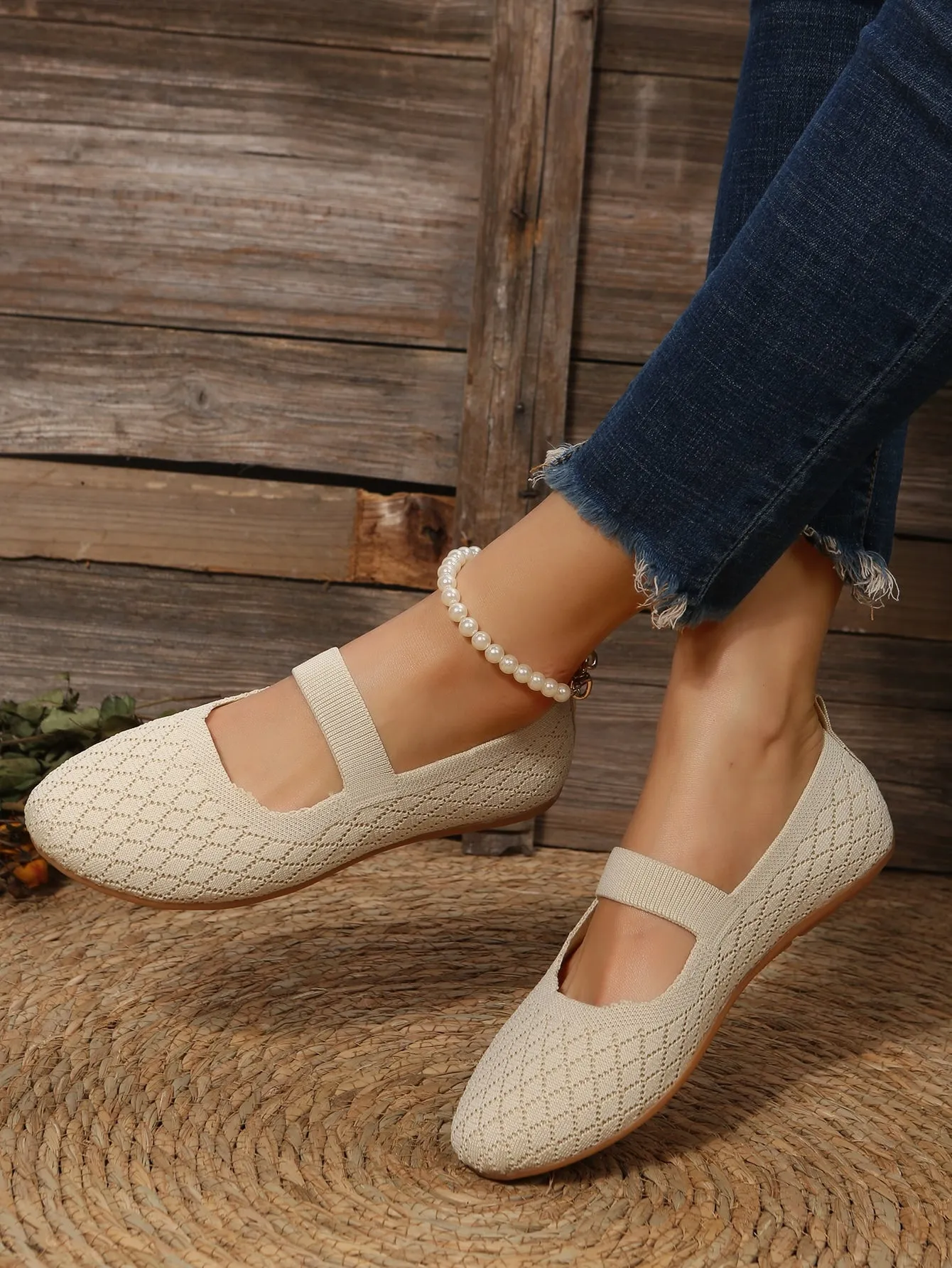 Slip-On Mesh Breathable Flat Shoes