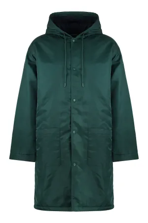 Slogan nylon parka