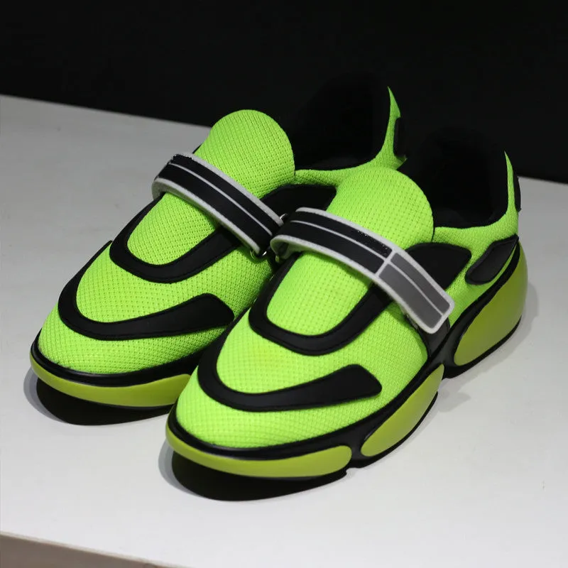 Sneakers Women Zapatos De Mujer Round Toe Increasing shoes Mixed Colors Female Shoes Breathable Leisure Running Sneakers